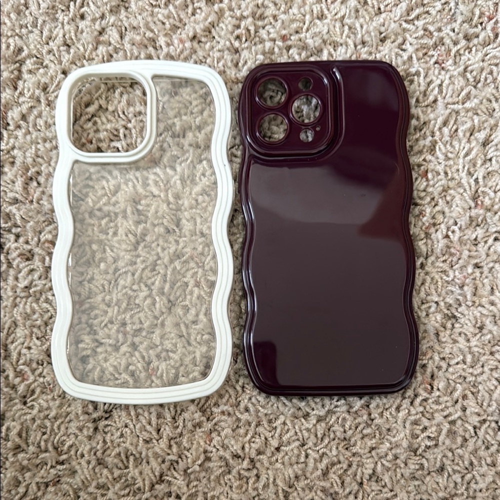 Stylish Black and White Phone Case Set - iPhone 13 Pro Max
